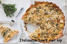 Italiaanse taart met kip