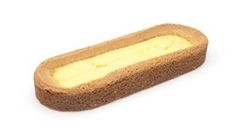 kale slof bodem met meegebakken banketbakkersroom, zelf decoreren