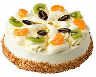 Slagroomtaart voor 12 personen